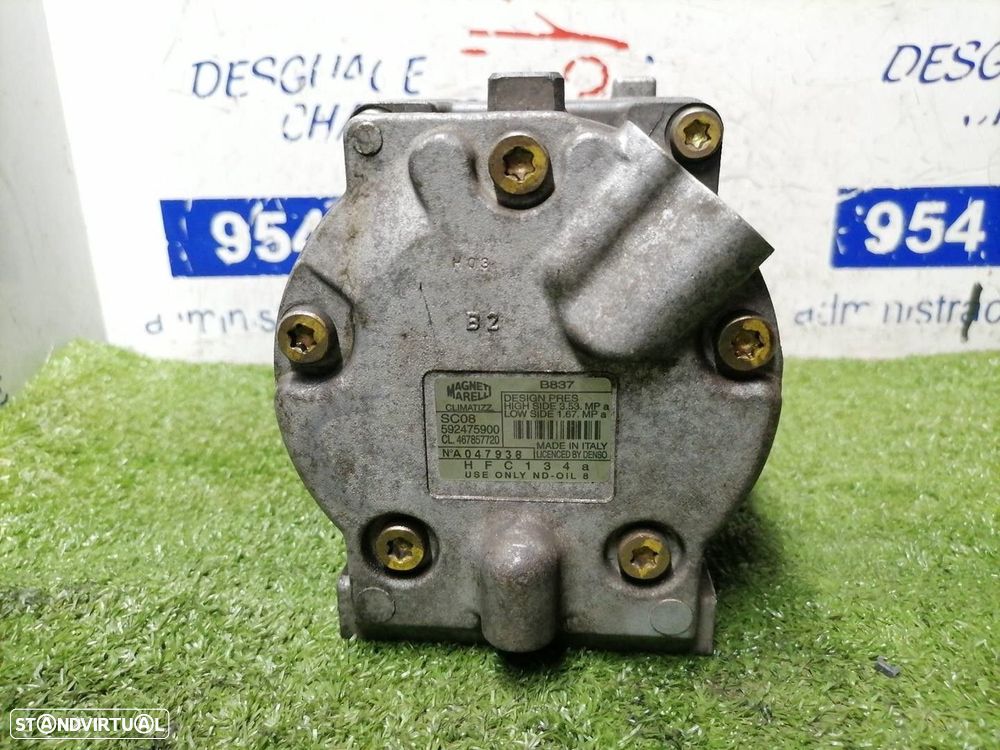 COMPRESSOR AR CONDICIONADO FIAT PUNTO 2004 -467857720 - 2