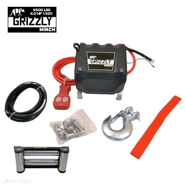 Troliu electric 12V rapid Off-Road 5897kg (13000lbs) Grizzly Winch - 5