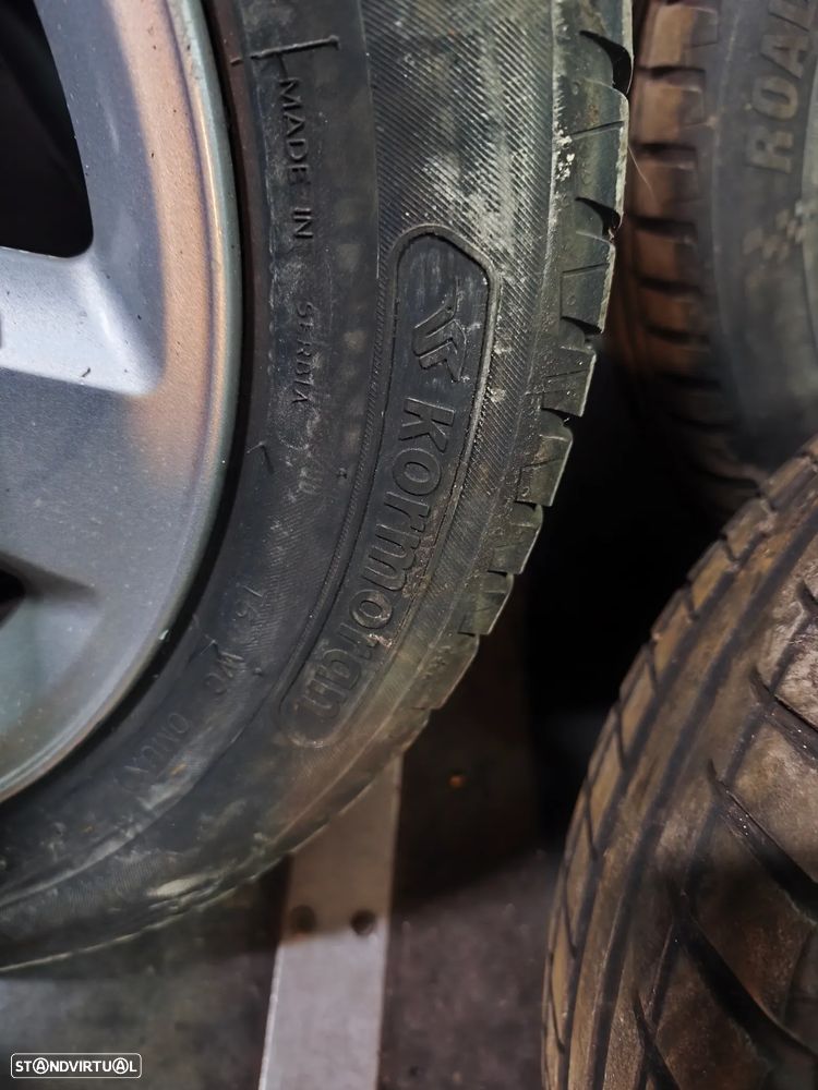 JOGO DE JANTES FORD FOCUS II 6.5JX16 COM PNEUS 205/55R16 4M51-EB - 5