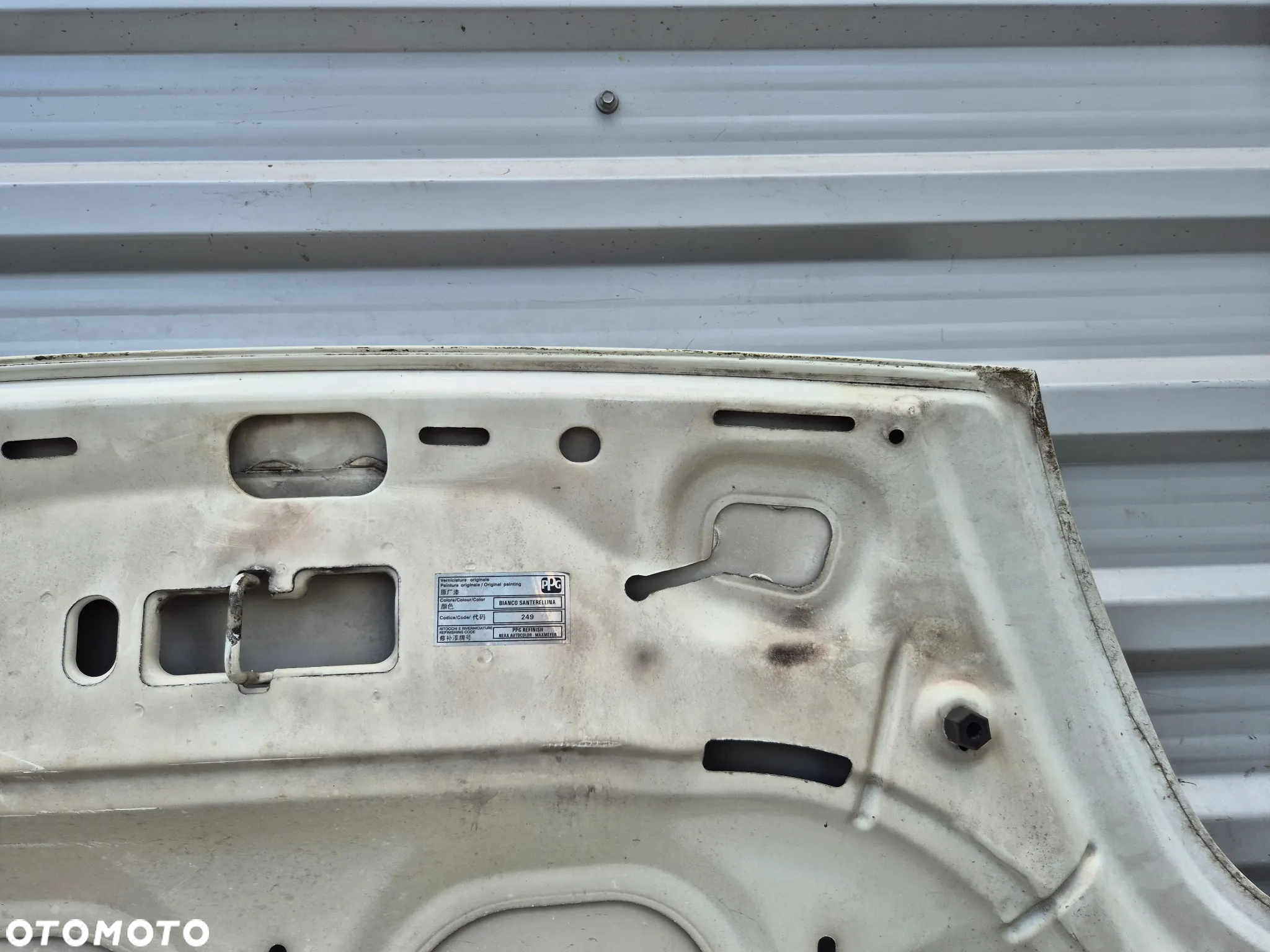 Maska pokrywa silnika Fiat Grande Punto Evo 249 - 7