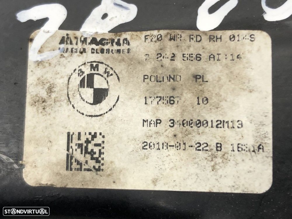 Motor elevador Trás Dto BMW 1 (F20) 118 d REF. 7242556 - 4