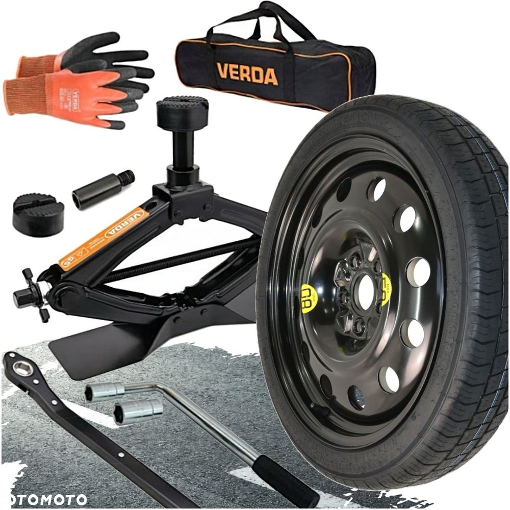 KOŁO DOJAZDOWE R17 NISSAN QASHQAI II 2014-2021 ZESTAW -30 - 1