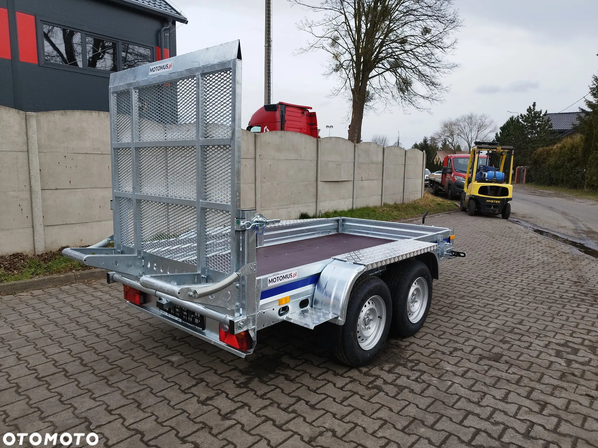 Wiola Przyczepa Wiola B2630 Trap 292x142 cm 2 osie DMC 2700 kg minikoparka walec - 5