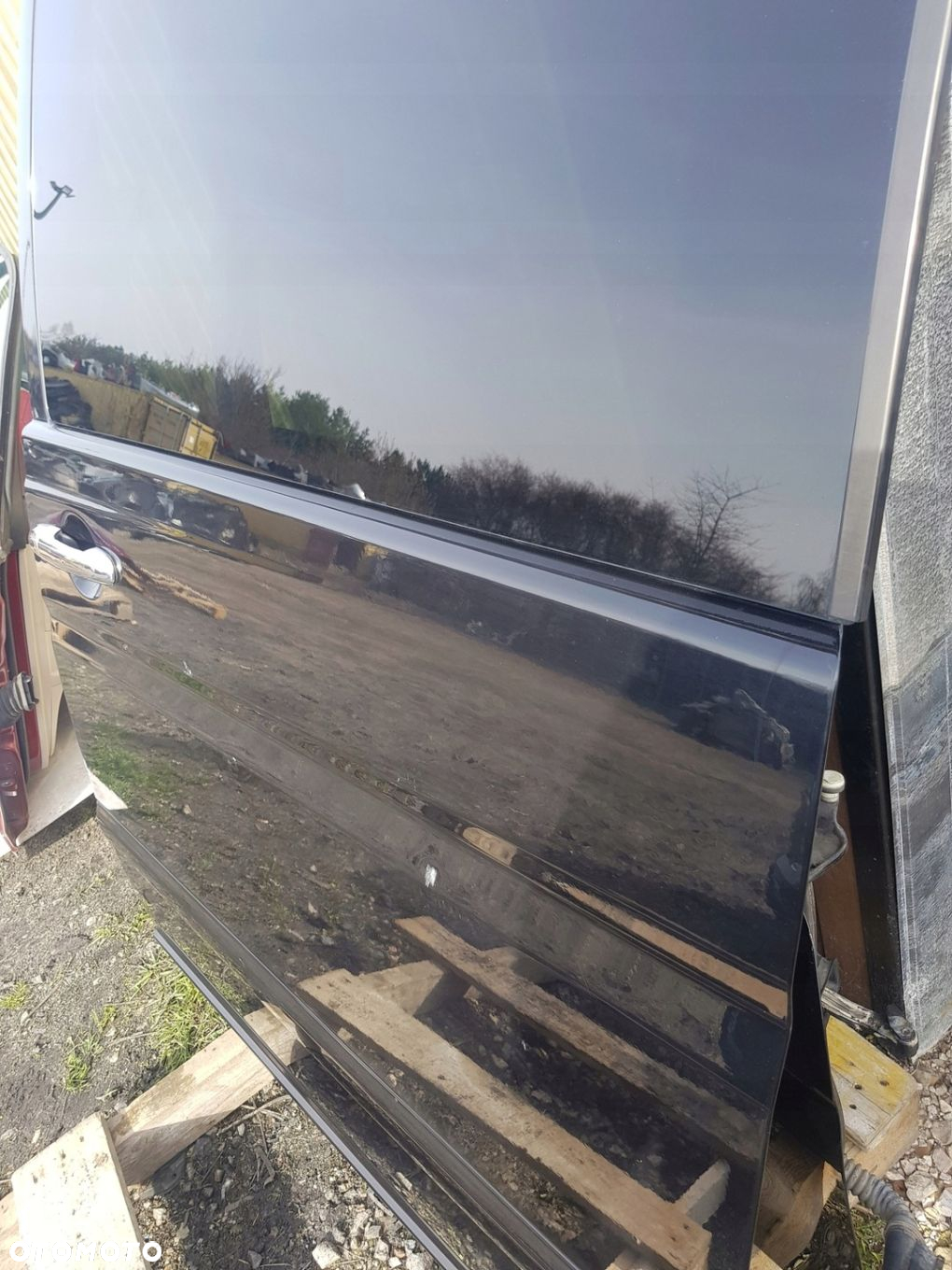 MERCEDES VITO II W639 Drzwi lewy TYL PRZESOWNE BDB STAN - 4
