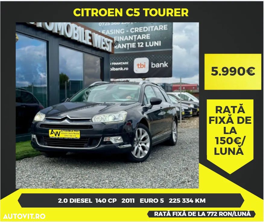 Citroën C5 2.0 HDi FAP Susp M Seduction - 1