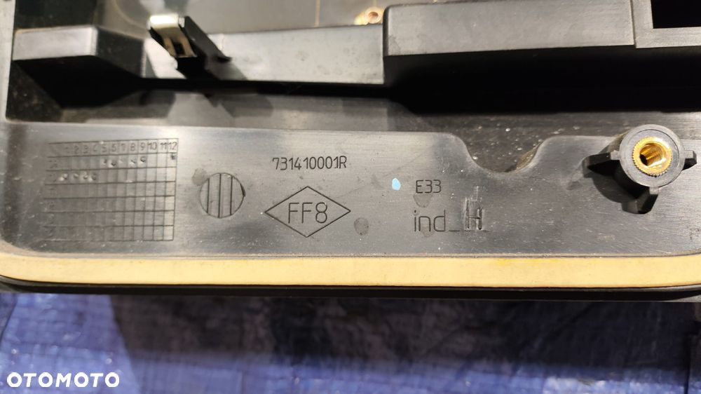SZYBA TYŁ TYLNA OSŁONA RAMKA NAKŁADKA LAMPA TRZECIE ŚWIATŁO  STOP RENAULT WIND - 6