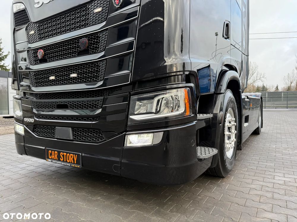 Scania S500/PODUSZKA P+T/KLIMA P./SKÓRY/FULL LED/RETARDER/METALIK/ - 13