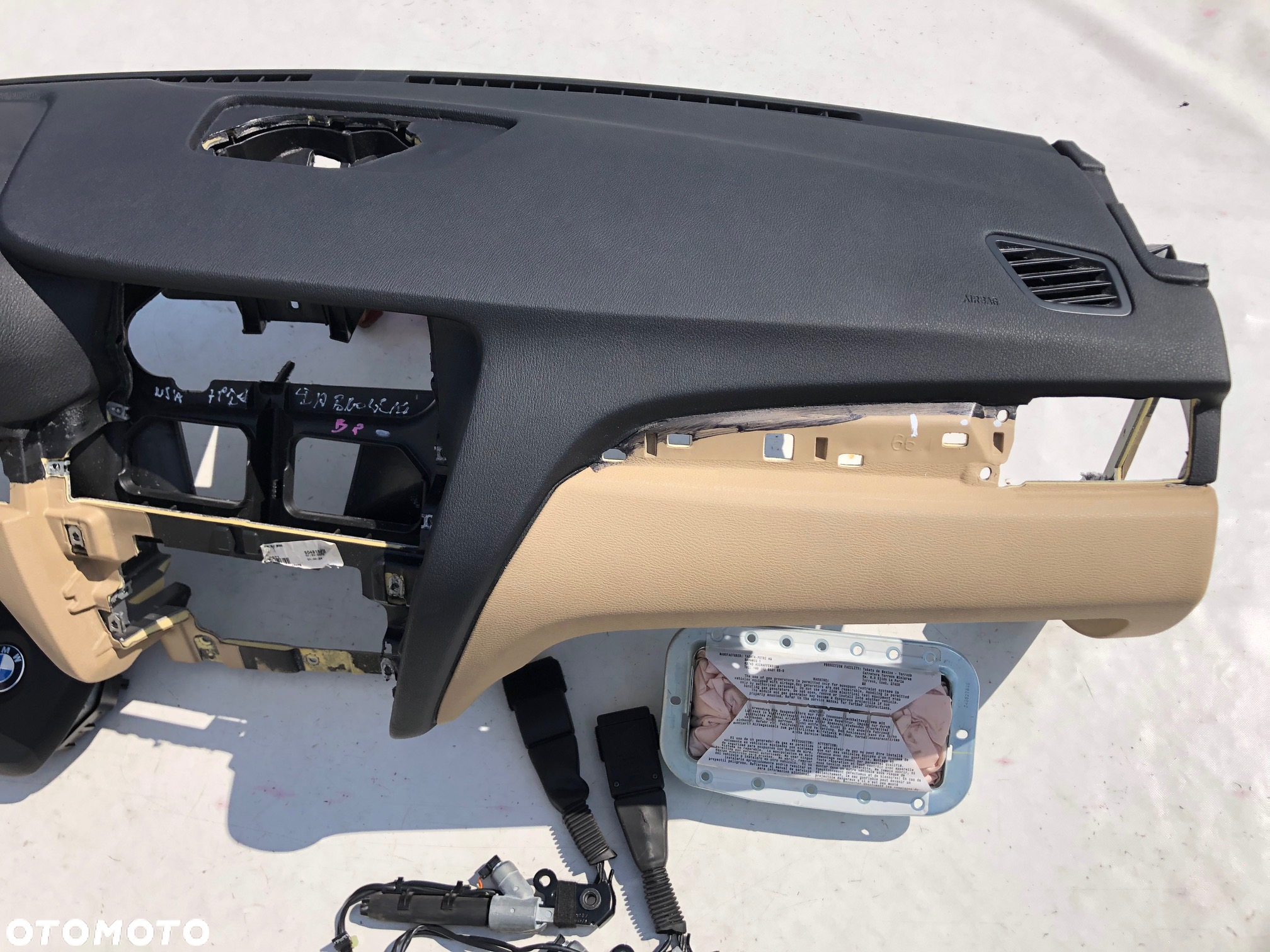 BMW X3 F25 X4 F26 DESKA KONSOLA KOKPIT PULPIT PÓLKA PARPAET AIRBAG KURTYNA naprawa regeneracja NA WYMIANE OD RĘKI NA MAGAZYNIE Raz2 !!! - 12