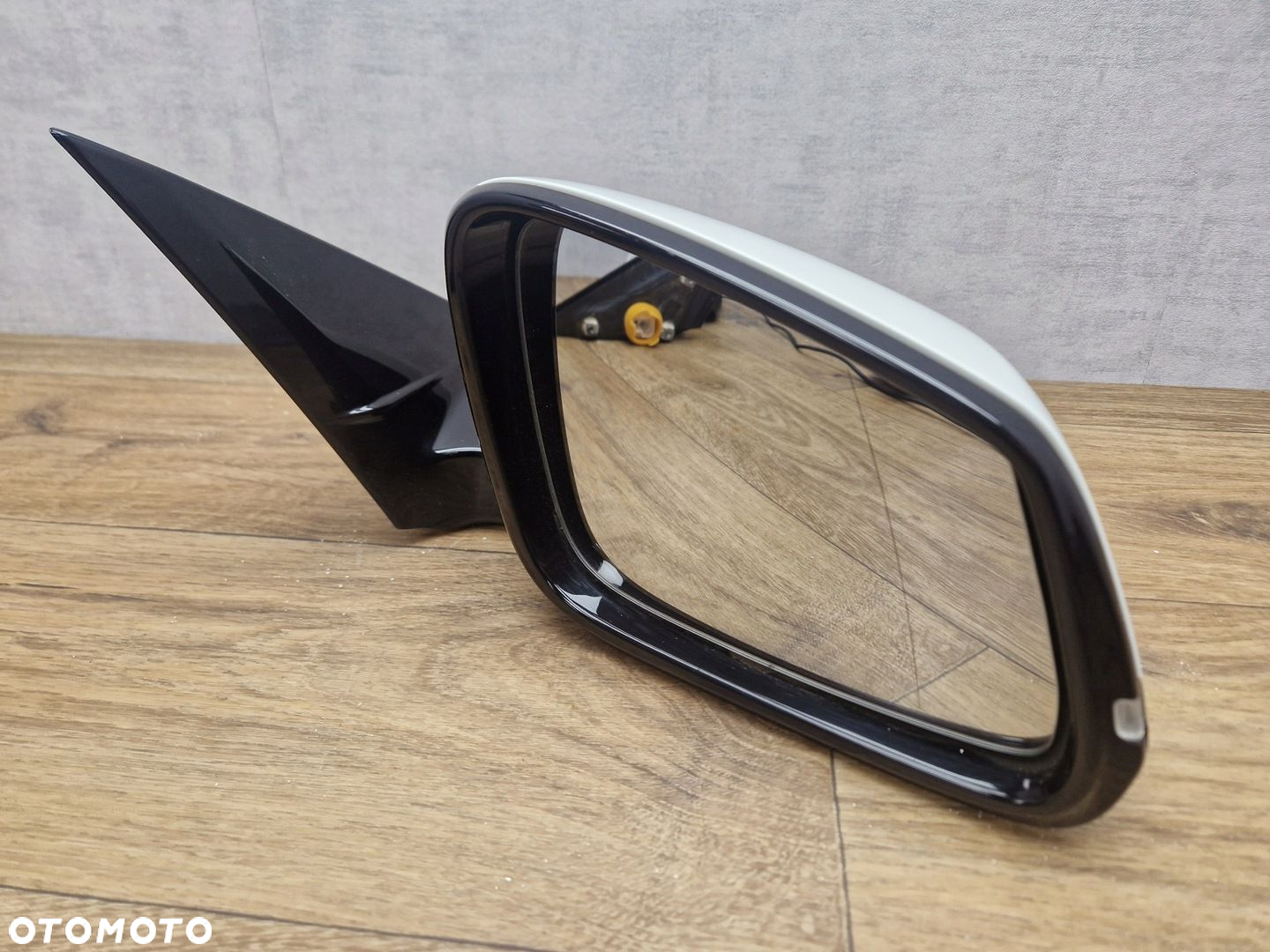 BMW 4 F32 F33 F36 LUSTERKO PRAWE M-PAKIET 5 PIN UK BIAŁE A300 ALPIN WEISS - 9