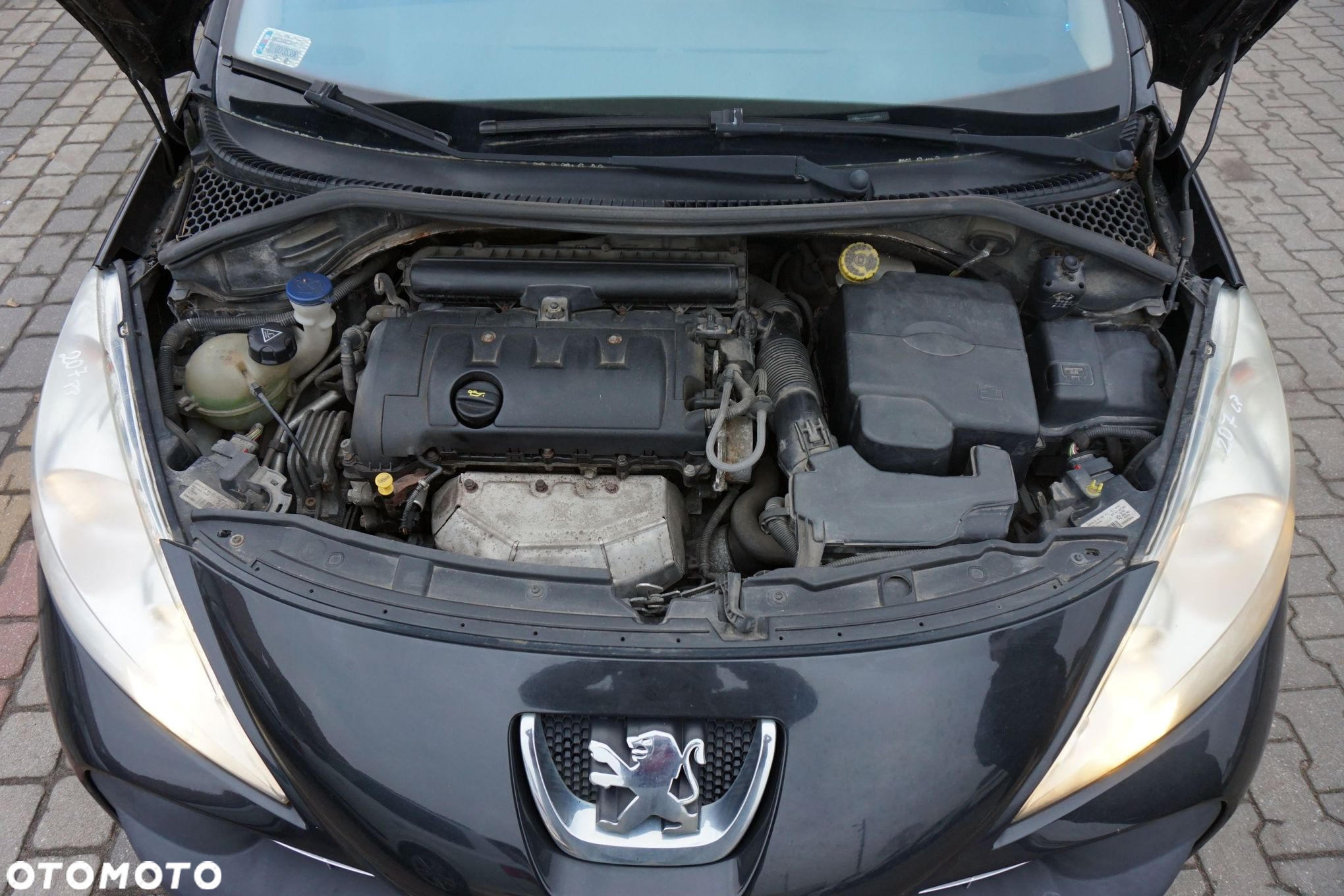 PEUGEOT 207  5D HB 2008 EXLD 1.6 VTI EP6 120KM 20CQ74 CZARNY na części - 9
