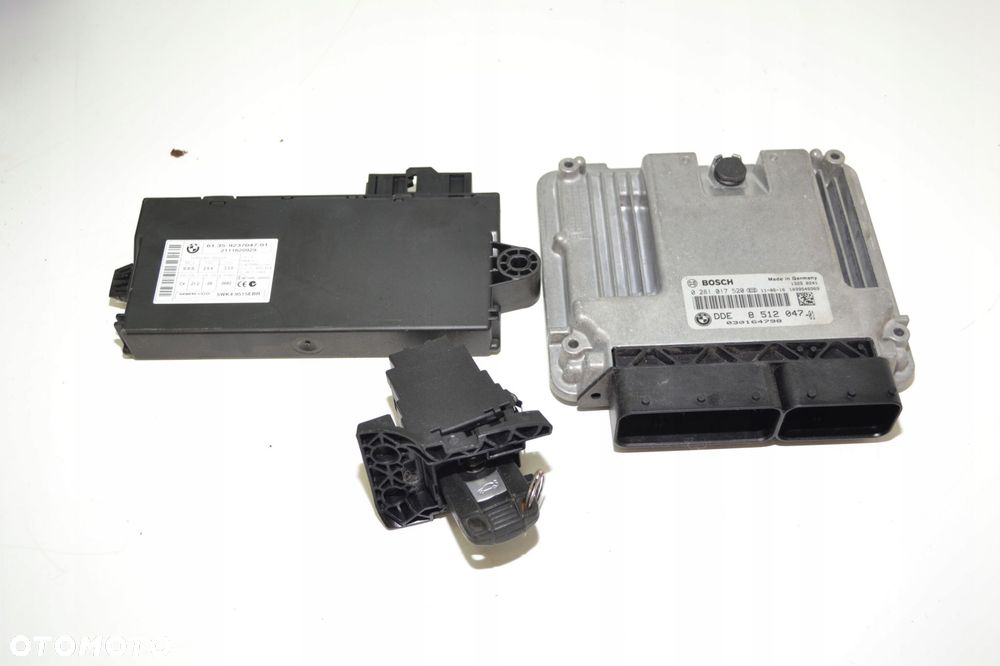 BMW E90 320D KOMPUTER STEROWNIK SILNIKA ZESTAW 184KM 8512047 9237047 - 1