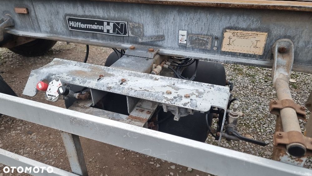 Huffermann 24.500zł netto PRZYCZEPA HAKOWIEC DO KONTENERÓW DO ZŁOMU RAMA OCYNK ROK OPONY 80% ST.BDB MOŻLIWOŚĆ TRANSPORTU - 10