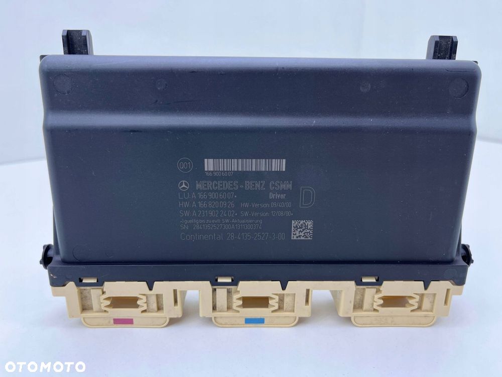 MERCEDES W176 W246 MODUŁ STEROWNIK FOTELA KIEROWCY A1669006007 - 2
