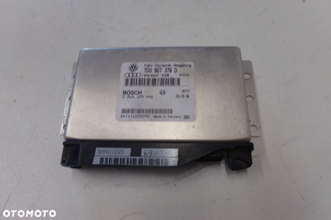 STEROWNIK ESP VW KONTROLA DYNAMIKI JAZDY TVW T4 7D0907379D BOSCH 0265109448 - 1