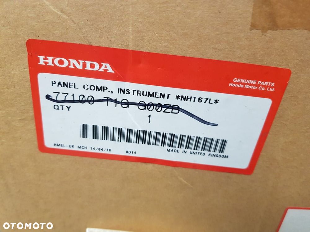 FARBYCZNIE NOWA ORYGINALNA KONSOLA DESKA KOKPIT HONDA CR-V 4 IV 12-18 77100T1GG00ZB - 11