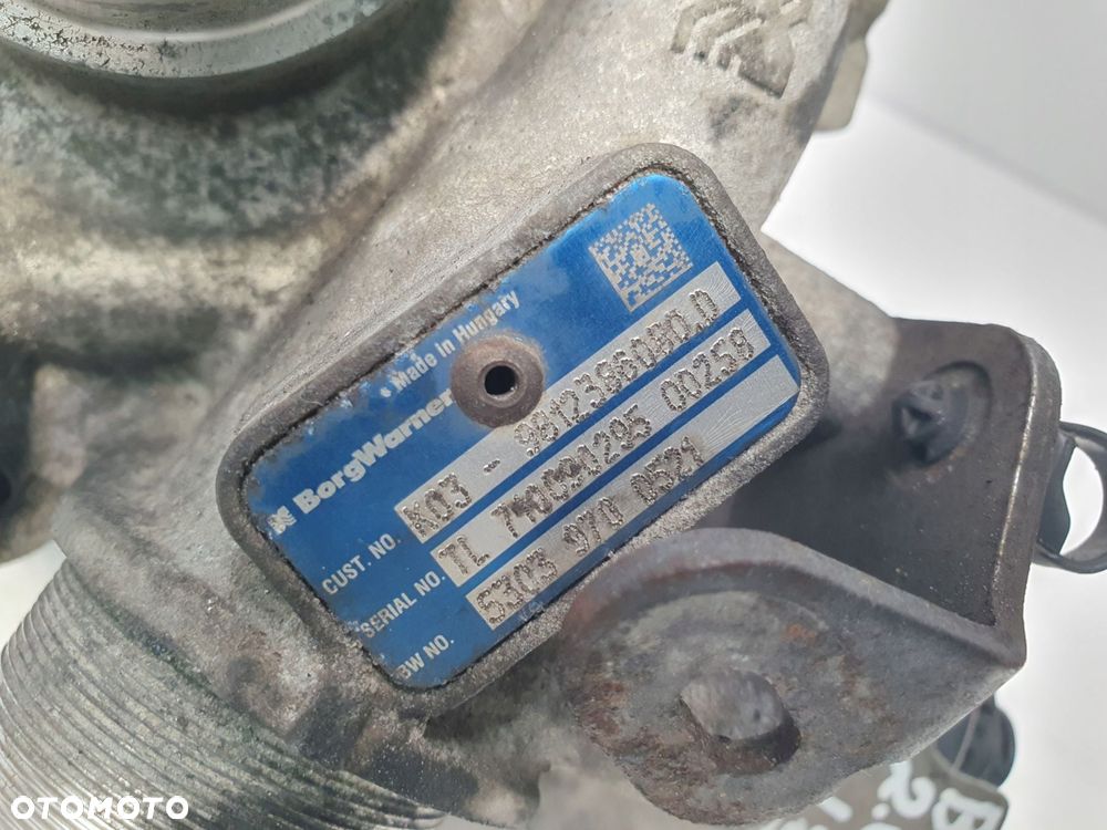 TURBOSPRĘŻARKA Peugeot Boxer III 2.0 BlueHDI HDI turbo 9812386080 - 2