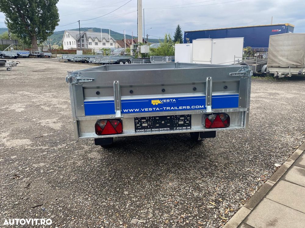 Vesta Remorca auto cu doua axe , 750 kg ,300/150/37cm - 6