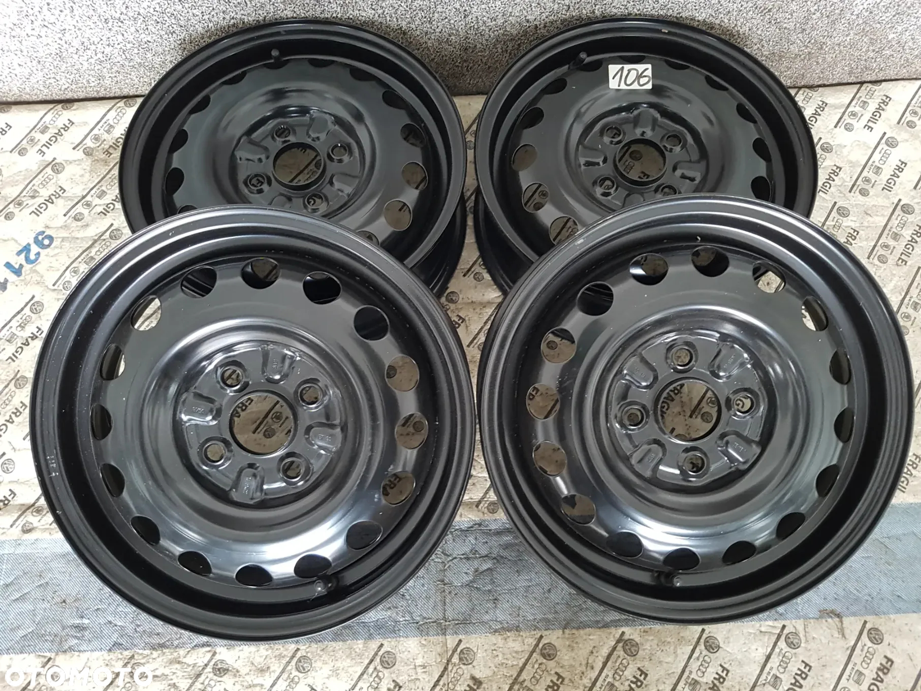NOWE FELGI STALOWE CITROEN C1 TOYOTA AYGO PEUGOT 1008 4,5JX14  4X100 ET39 - 2