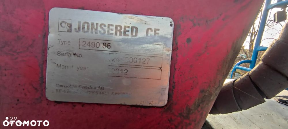 Żuraw, Dźwig Jonsered 2490, rok 2012,do drewna drzewa lasu dłużycy złomu - 5