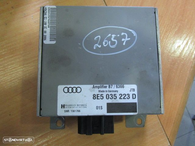 Amplificador 8E5035223D AUDI A4 2006 AUDI A4 B7 2006 1.9 TDI  115CV   8V 4P CINZA - 1