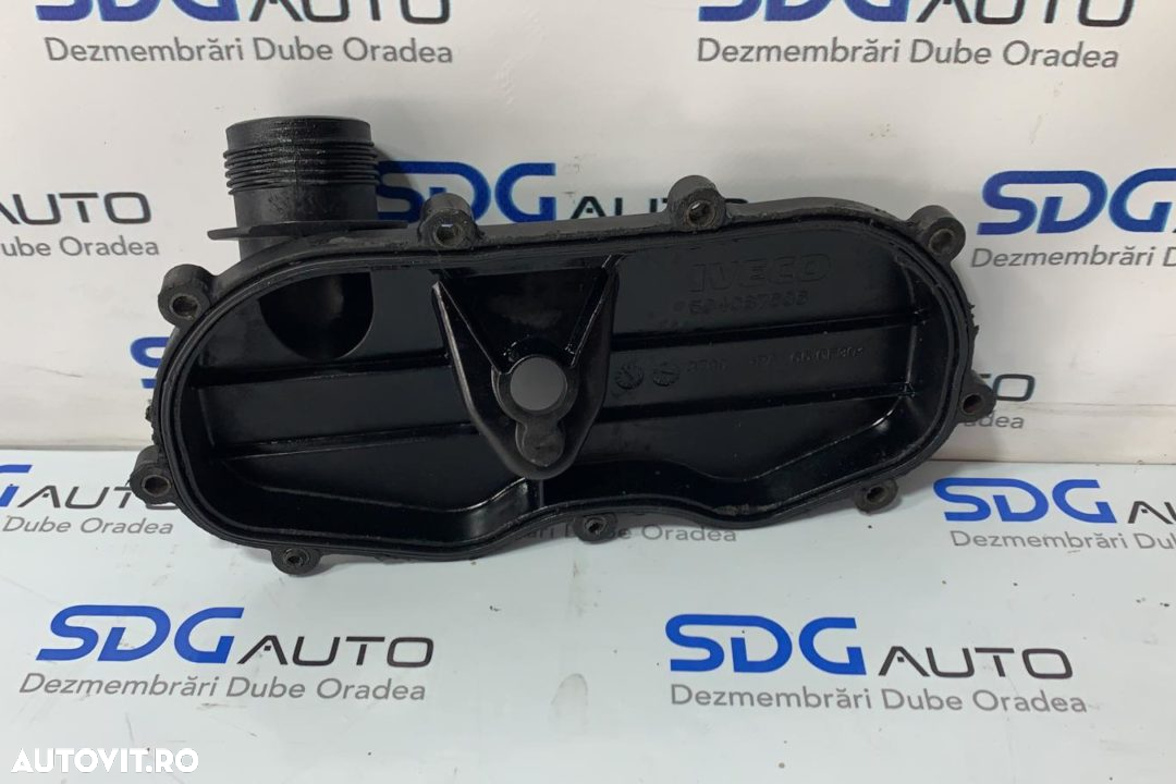 Capac lant distributie motor Fiat Ducato Citroen Jumper Peugeot Boxer Iveco Daily 3.0 2006 - 2012 Euro 4 Cod 504087606 - 2