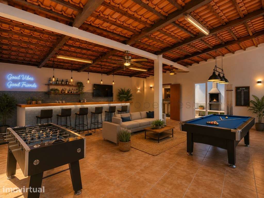 Moradia T4 com Piscina, Anexo de Convívio e Garagem para 4 Viaturas... - Grande imagem: 2/44