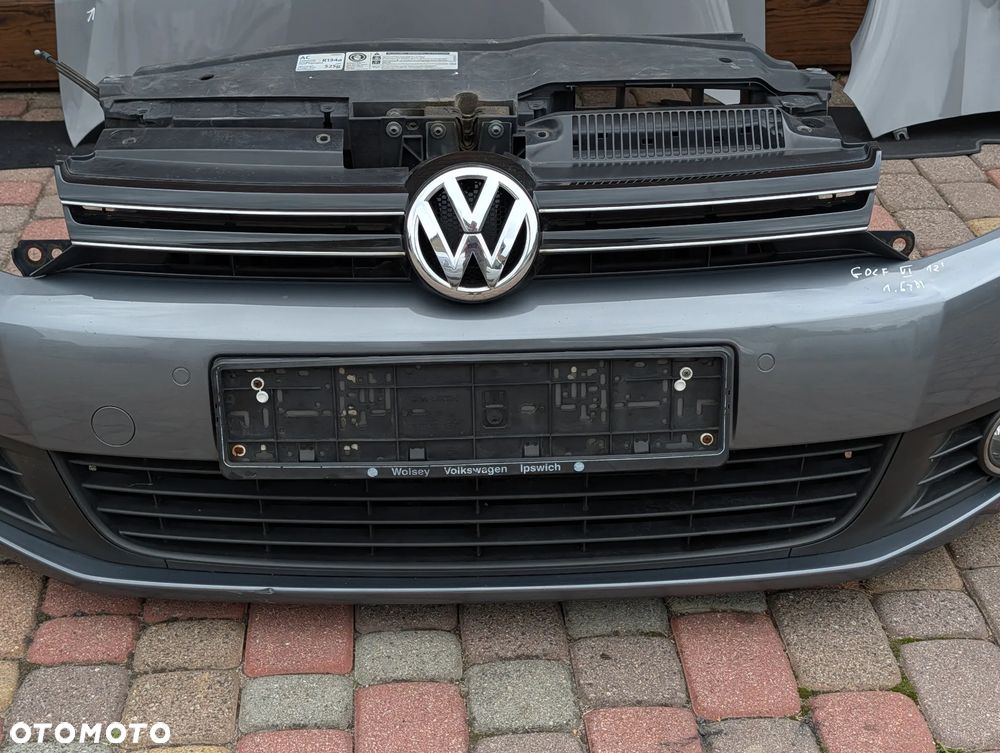 ZDERZAK PAS PRZEDNI MASKA BŁOTNIKI PRZÓD VW GOLF VI 1.6 TDI LA7T - 3