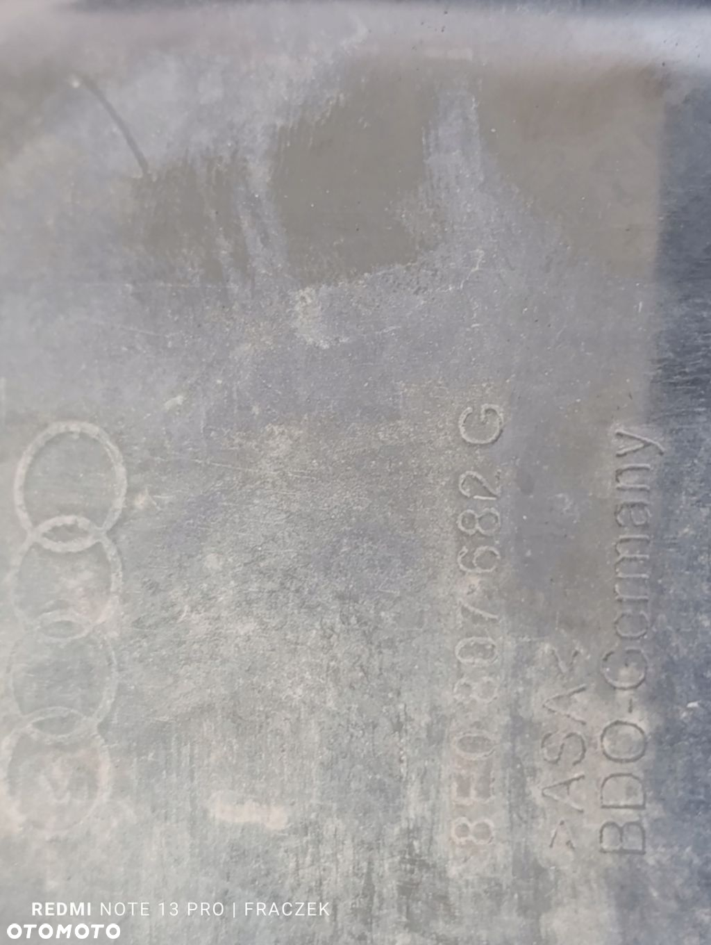 Kratka halogen Atrapa Zderzaka Przód Prawa Audi A4 B7 S-line - 11