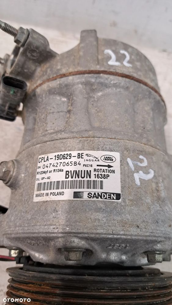 CPLA-19D629-BE Jaguar Land Rover Range Rover pompa klimy kompresor klimatyzacji - 2