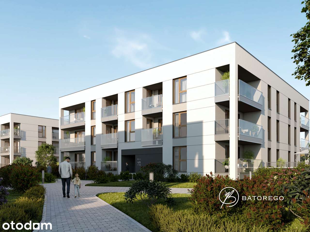 Apartament D4 2 pokoje | 42.54 m² | Niska zabudowa z windą | Batorego