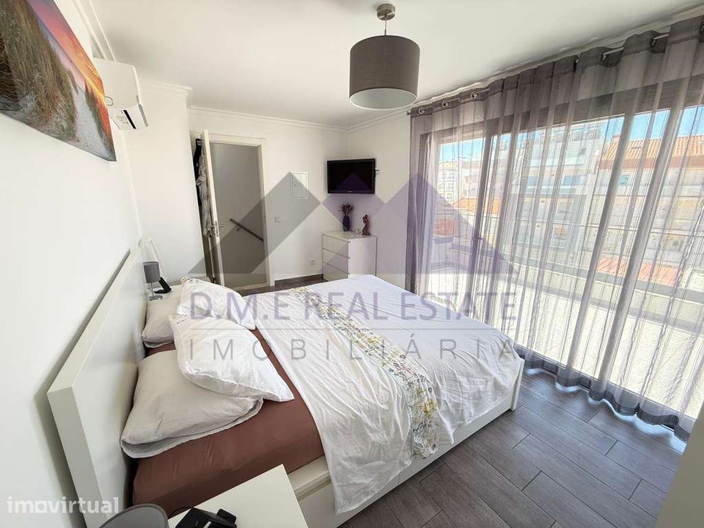 Duplex T1+1 Moderno com Terraço e Varandas - a 350m da Praia em Mon... - Grande imagem: 5/24