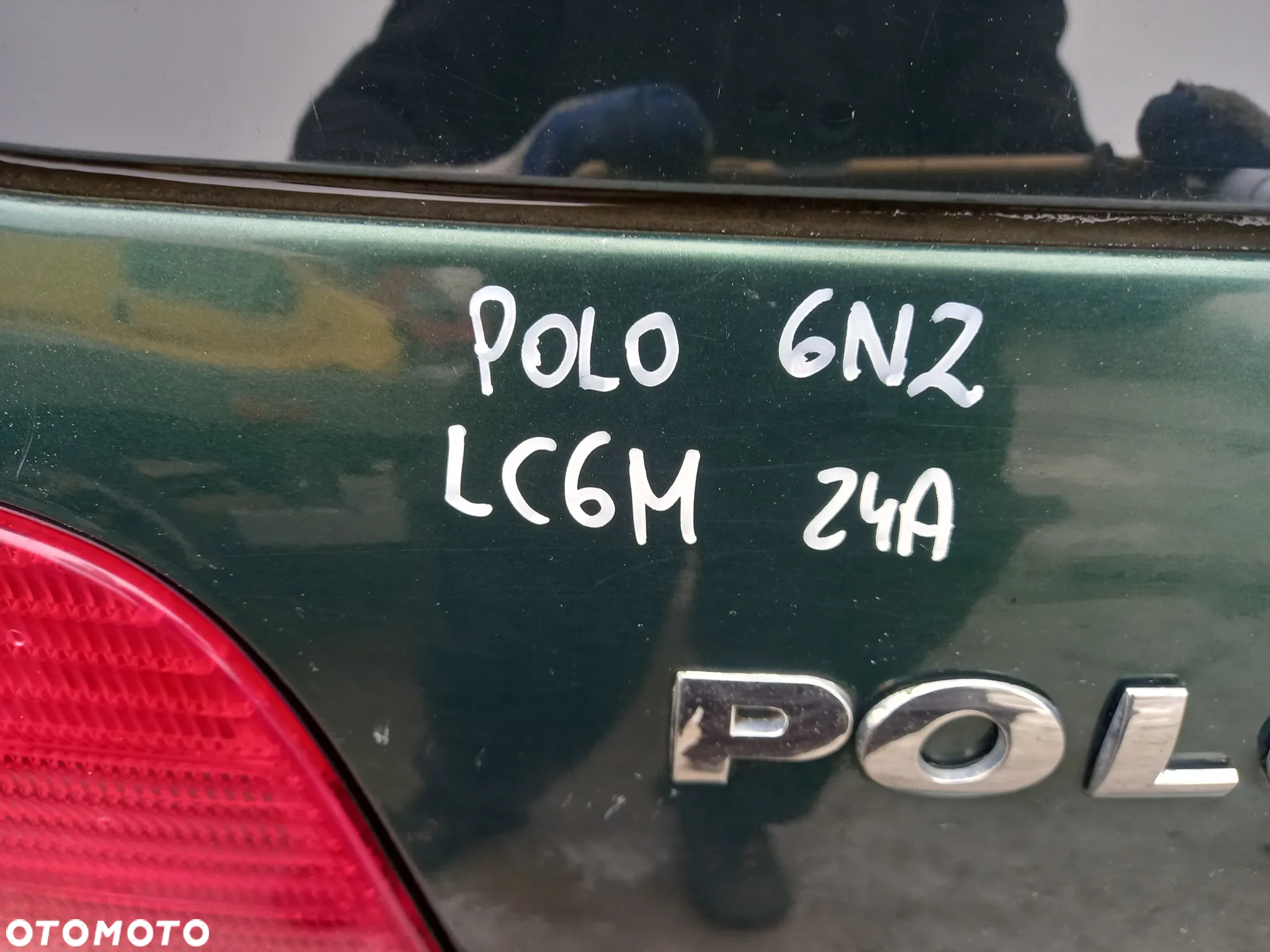 VW POLO III LIFT 6N2 KLAPA BAGAŻNIKA LC6M - 9