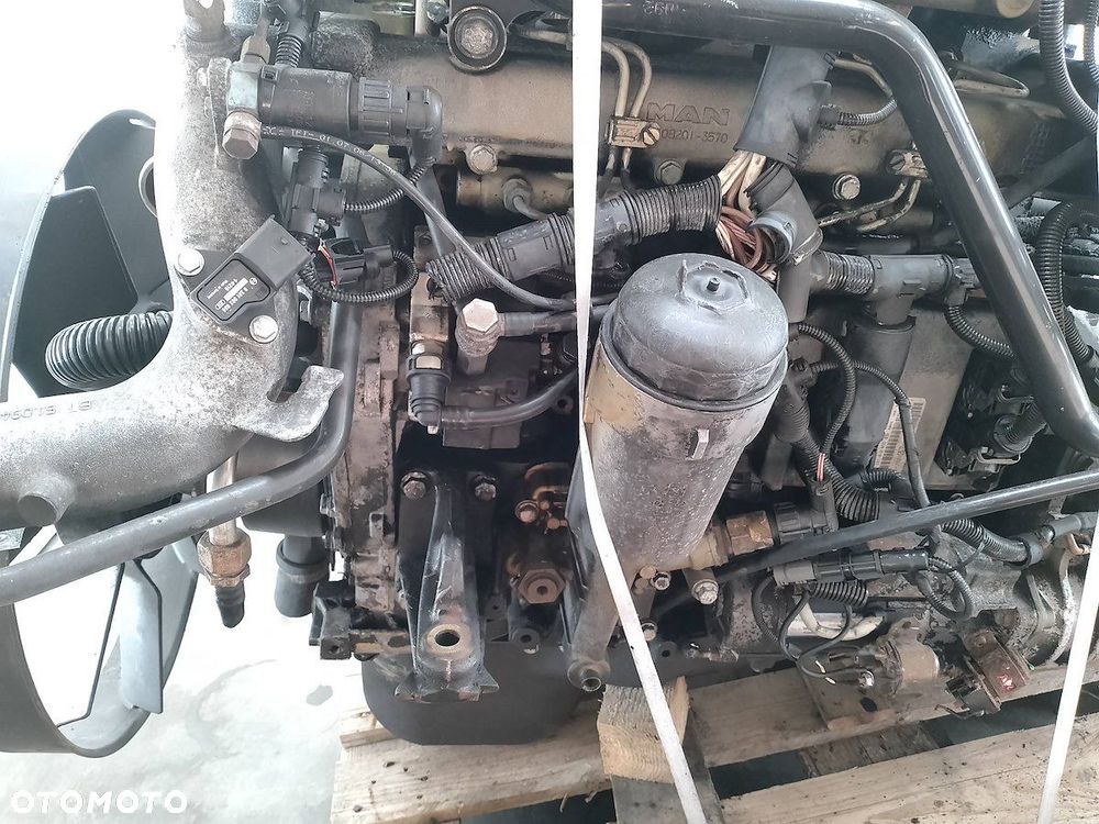 SILNIK KOMPLETNY+ SKRZYNIA MAN TGL 12.180 4X2 BL D0834 LFL4  6S850 - 10