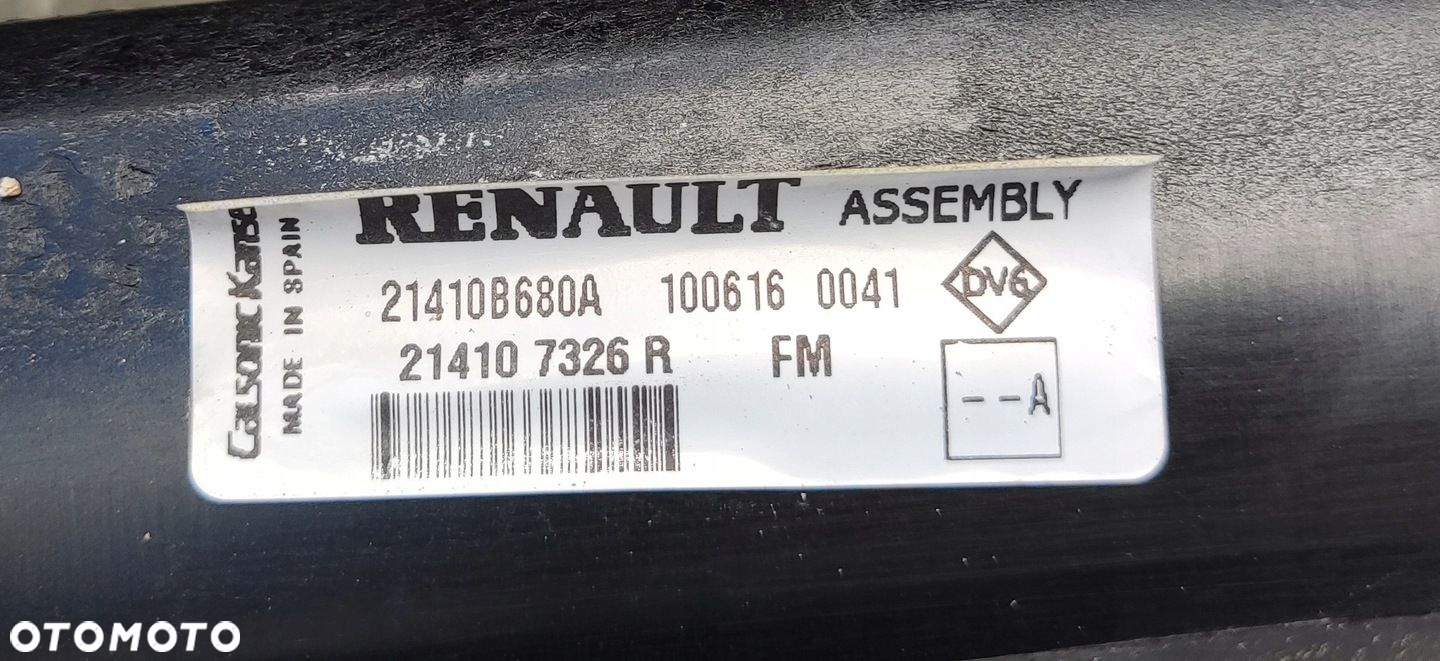 KOMPLET CHŁODNIC WENTYLATOR RENAULT CAPTUR I 2013-2016 0.9 TCE - 9