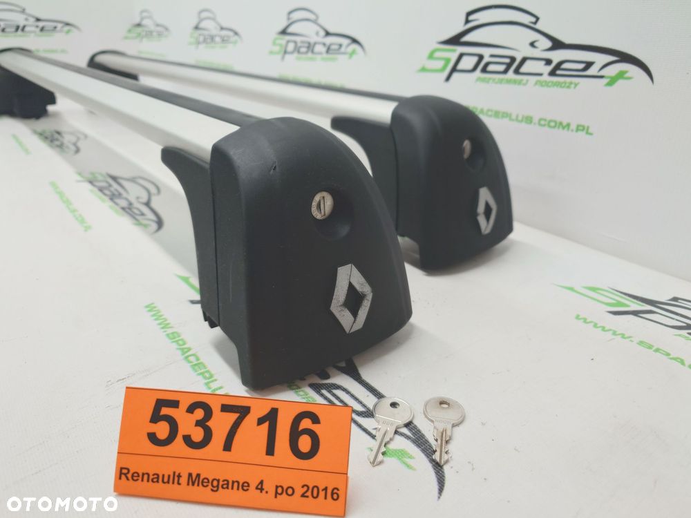 Bagażnik dachowy bazowy belki poprzeczki Renault Megane 4. po 2016 - 1