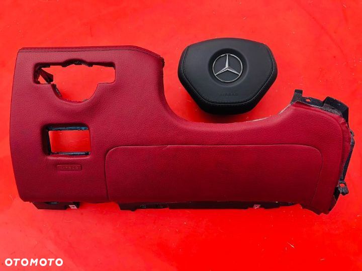 MERCEDES GL ML GLE X166 W166 W292 DESKA KONSOLA PODUSZKA KOLANOWA AIRBAG KOLAN KOLANÓWKA SKÓRA Raz2 - 6