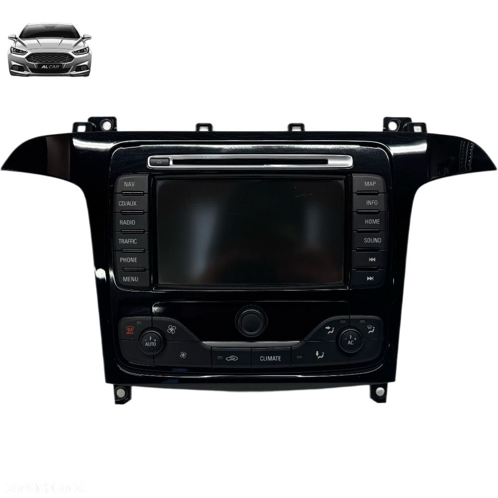 NAWIGACJA GPS FABRYCZNA FORD S-MAX MK1 LIFT MAPY 2022 PIANO BLACK - 1