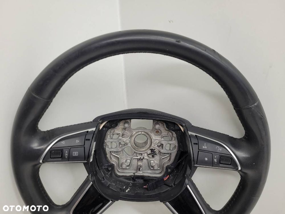 KIEROWNICA MULTIFUNKCYJNA SKÓRA CZARNA AUDI A6 C7 - 3