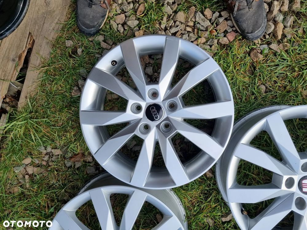 Skoda 5E0 OCTAVIA 3,4,SUPERB,AUDI,VW GOLF,SEAT alu 6x17 ET48 5X112 bdb stan - 8