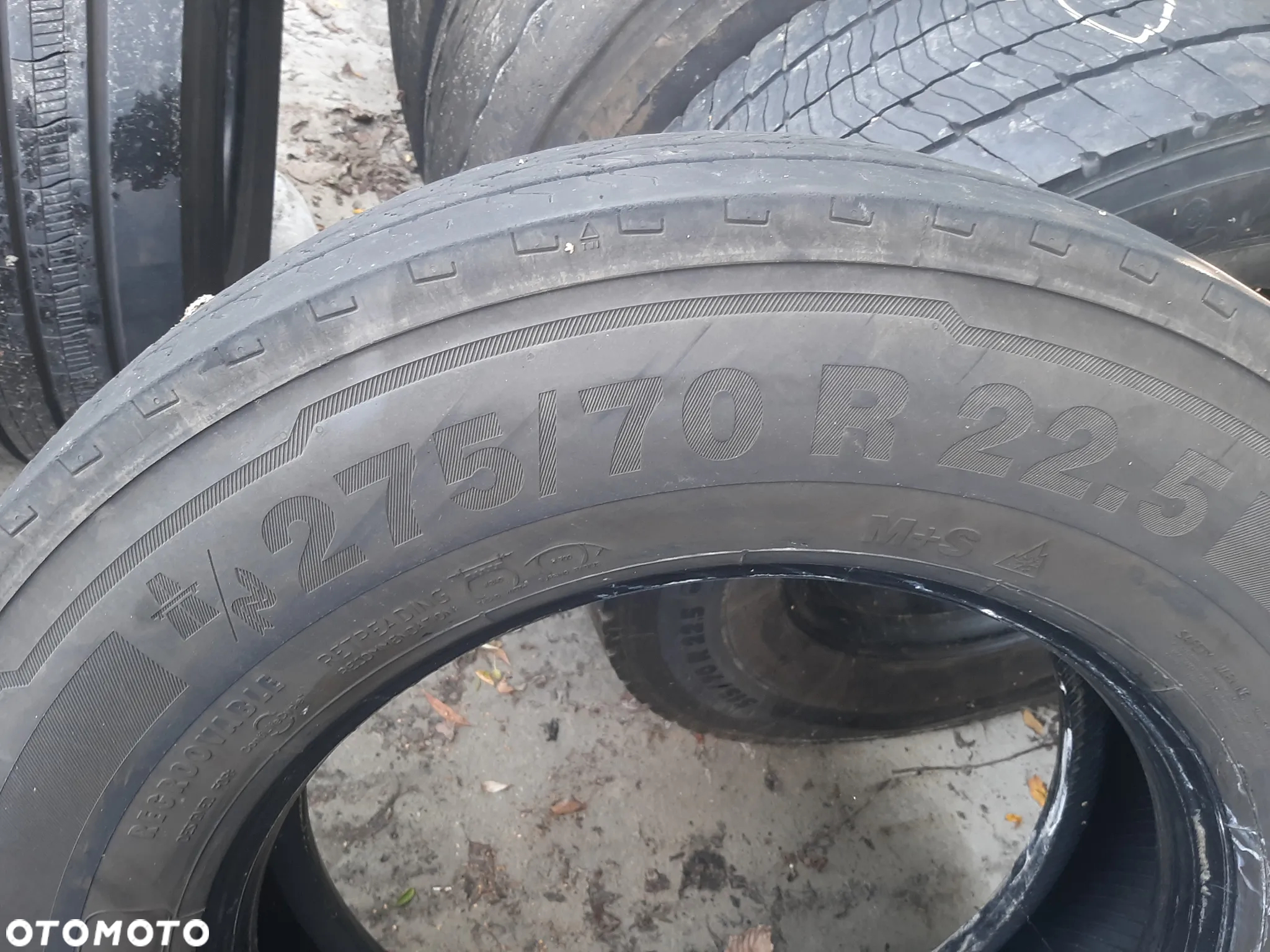 275/70R22.5 Continental  Conti Hybrid HS3  2szt x 90% bieżnika prowadzące - 9