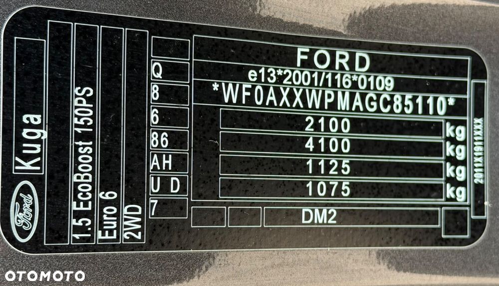 Ford Kuga 1.5 EcoBoost FWD Titanium ASS GPF - 11