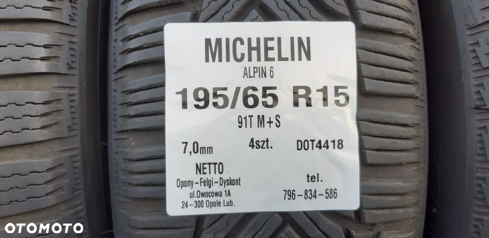 Opony Michelin 195 65 R15 - 2