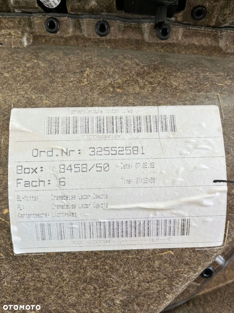 fotele grzane kanapa tapicerka kremowa skÓra europa bmw e60 2008 komplet - 8