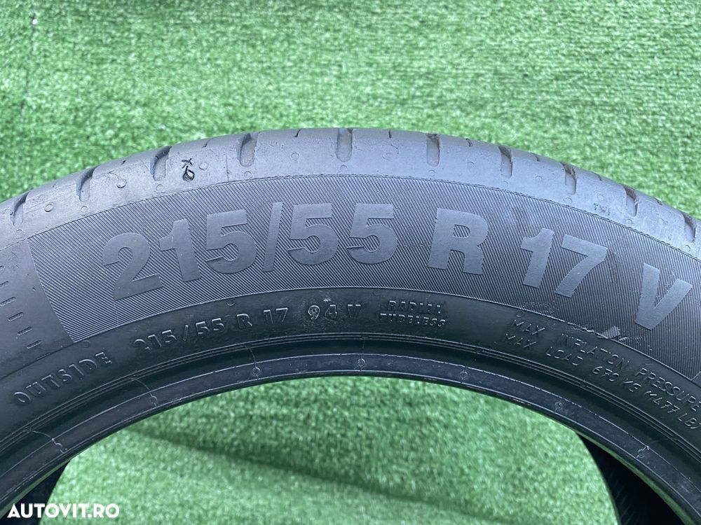 Set 4 anvelope vara 215 55 17 Continental ContiEcoContact 5  3,5-4 mm - 3