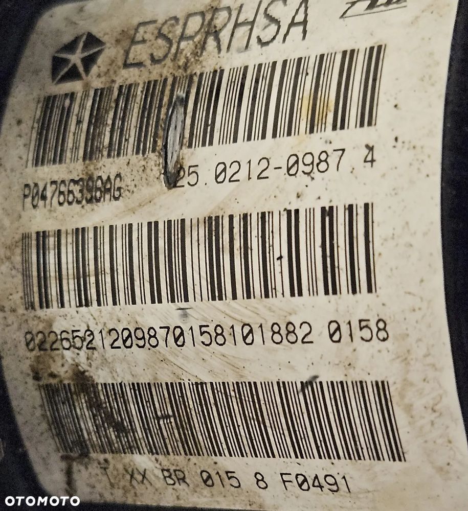 Dodge Journey pompa sterownik ABS ESP ESPRHSA 00405875C200 P04766396AG - 2