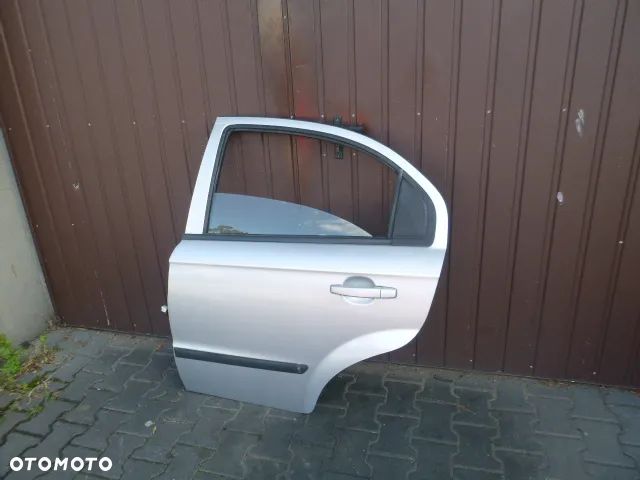 DRZWI LEWY TYŁ LEWE TYLNE CHEVROLET AVEO II T250 KOMPLETNE 05- - 3