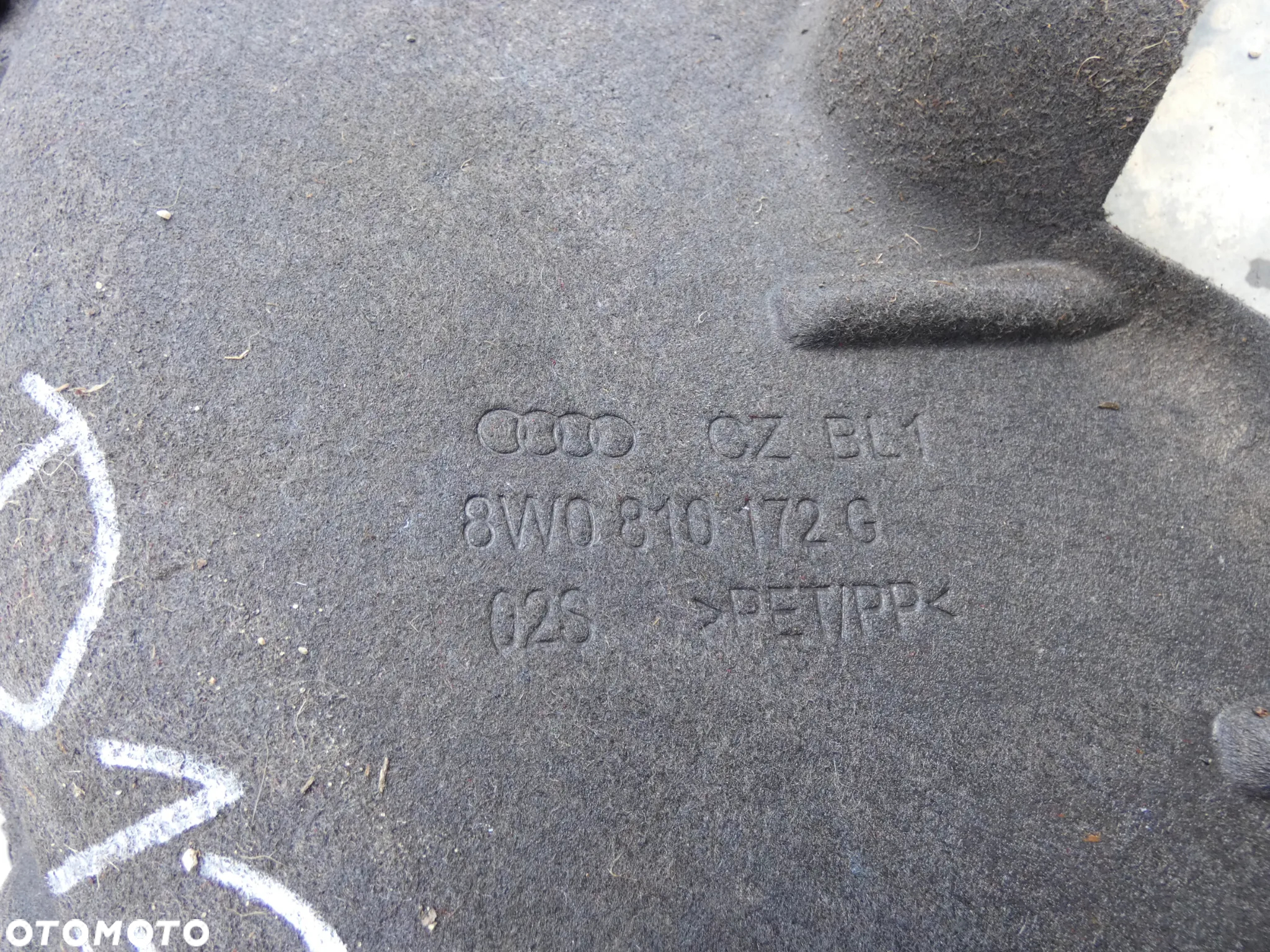 AUDI A4 B9 KOMBI ORYGINALNE NADKOLE PRAWE TYŁ TYLNE MATERIAŁOWE 8W0810172G D128 - 10