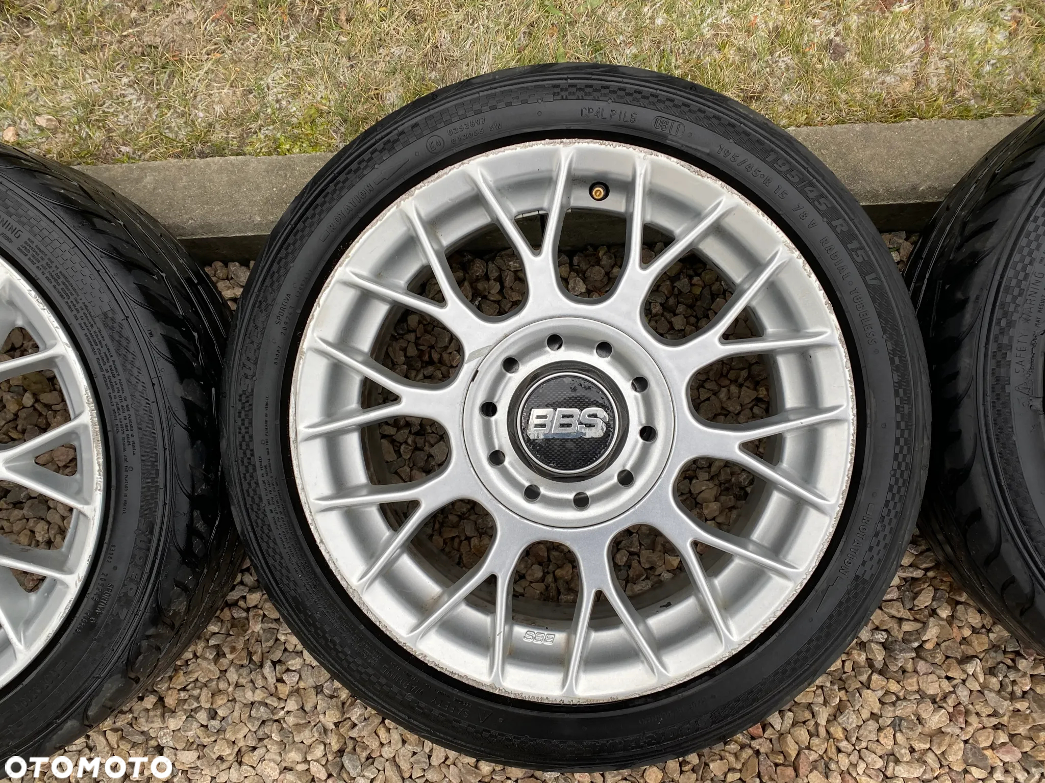 Alufelgi 15 BBS Felgi Aluminiowe VW SKODA AUDI 4x100 7J15h2 ET36 - 7