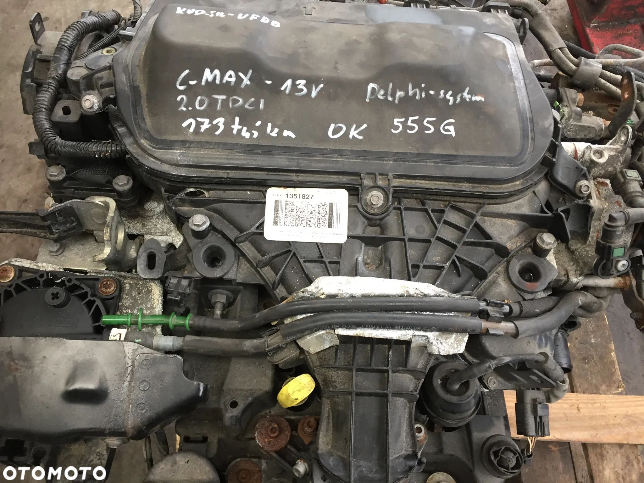FORD C-MAX 13R 2.0 TDCI SILNIK Z UKŁADEM PALIWOWYM UFDB - 1