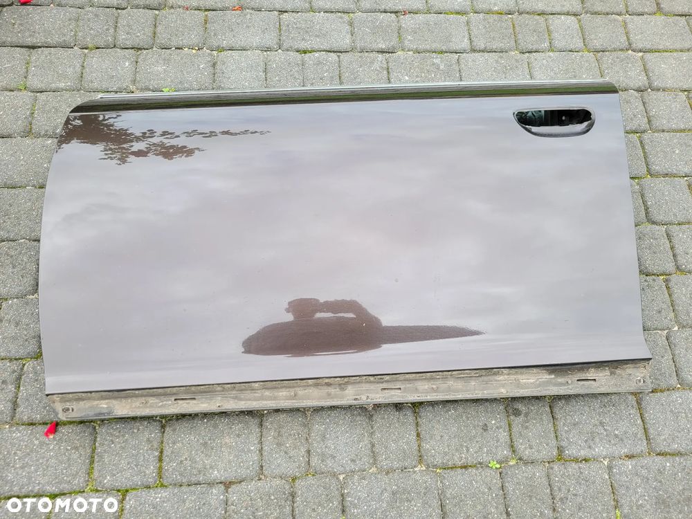 AUDI A6 C6 LIFT DRZWI PRZEDNIE PRZÓD LEWE + SZYBA LZ8W BRĄZOWE